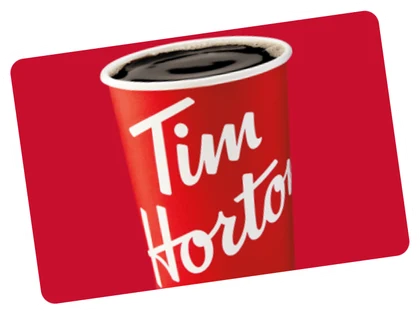 Tim Hortons gift card